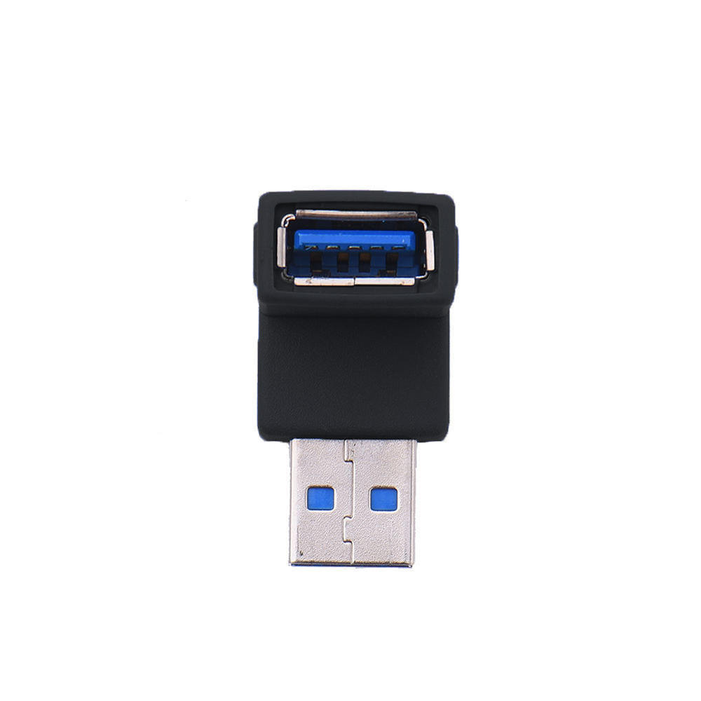 Laptop/PC Connector High Speed Right+Left USB 3.0 Adapter Plug Type A Male To Female