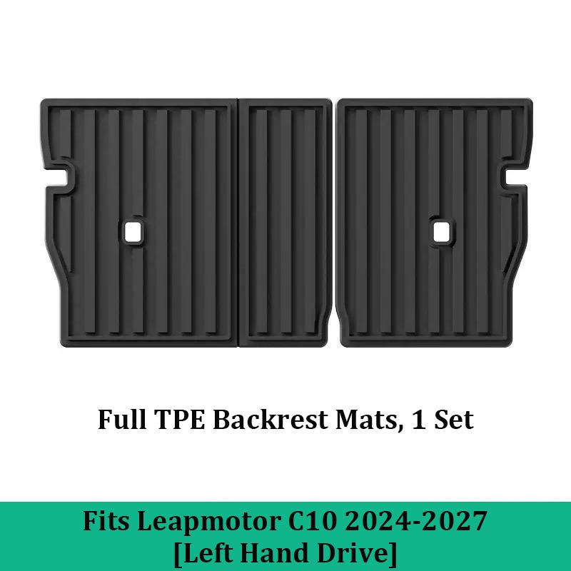 Full Set TPE Trunk Liners & Backrest Protector For Leapmotor C10 2026 Left Hand Drive Waterproof Wear Resistant Interior Parts