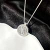 Eight Treasures Compass Pendant: Stylish Chinese Clavicle Chain for Women - Elegant and Versatile Sweater Accessory