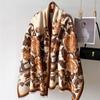 Luxury Winter Cashmere Scarf Women  Design Warm Pashmina Blanket Poncho Scarves Female Shawl Wraps Thick Foulard Bufanda