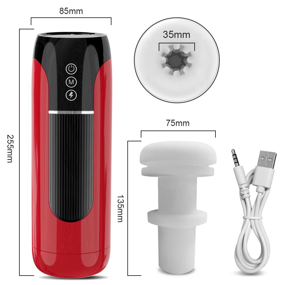 Automatic Male Masturbator Thrusting Vibration Blowjob Machine Masturbation Cup Sex Toys for Men Adults Toys Piston Mastubator