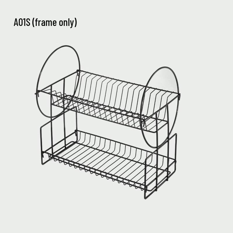 Compact Kitchen Dish Drainer Rack