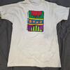 Soho New York Doron Künstler Grafik T-Shirt Weiß Abstrakt Kunst T-Shirt Mittel Vintage