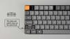 Keychron - K1 Max QMK/VIA Wireless Custom Mechanical Keyboard - Low Profile Wireless Mechanical Keyboard White Gateron Brown