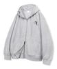 Notusual N Small Logo 2-Way Zip-Up Hoodie 2 Colors