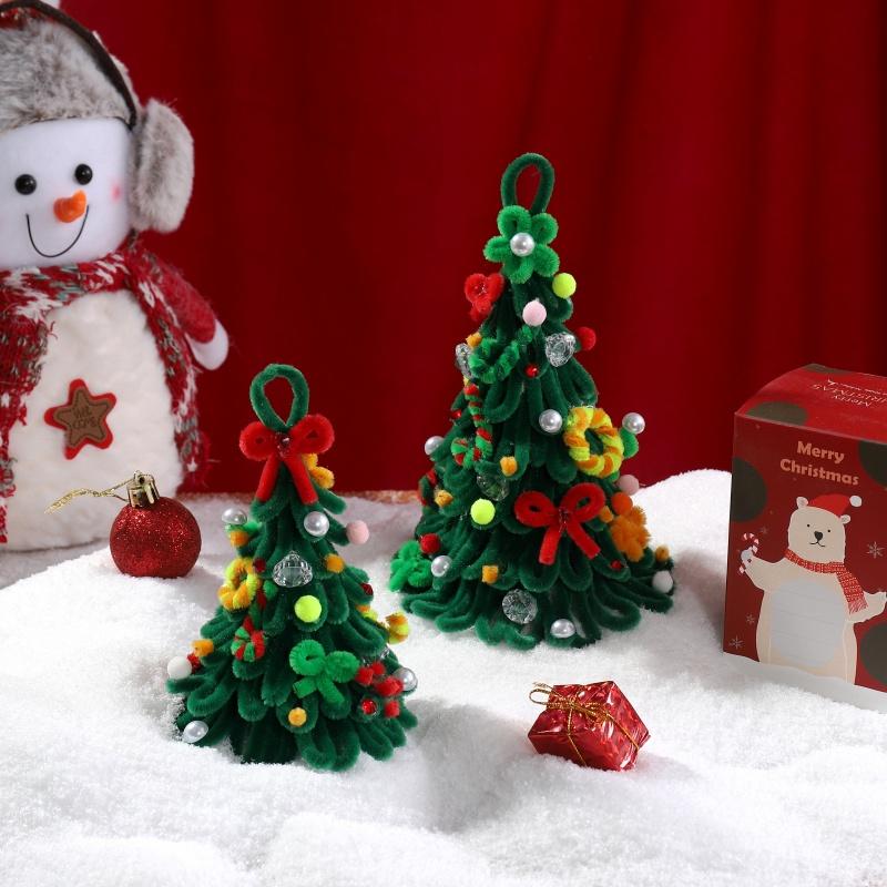 15/20cm Mini Künstlicher Weihnachtsbaum Tischschmuck Weihnachtsbaum Dekoration Büro Heimdeko DIY Handgemacht Neujahr 2025 Geschenke