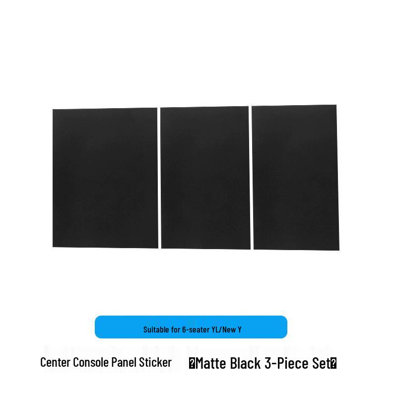 Model Y/3 Six-Seater Center Console Panel Sticker for Interior Modification