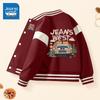 Jeanswest Boys' 2025 Trendy Spring Autumn Baseball Jacket