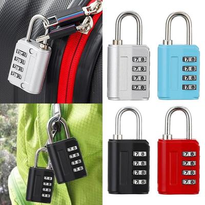Anti-theft 4 Digit Password Lock Padlock Security Coded Lock New Dormitory Cabinet  Lock  Home