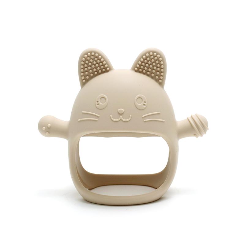 Guantes de Silicona para Bebé de Grado Alimenticio Mordedor Chupetes Juguetes para la Dentición Infantil Cuidado Dental para Recién Nacidos Encías Palo Molar Artículos para Bebé