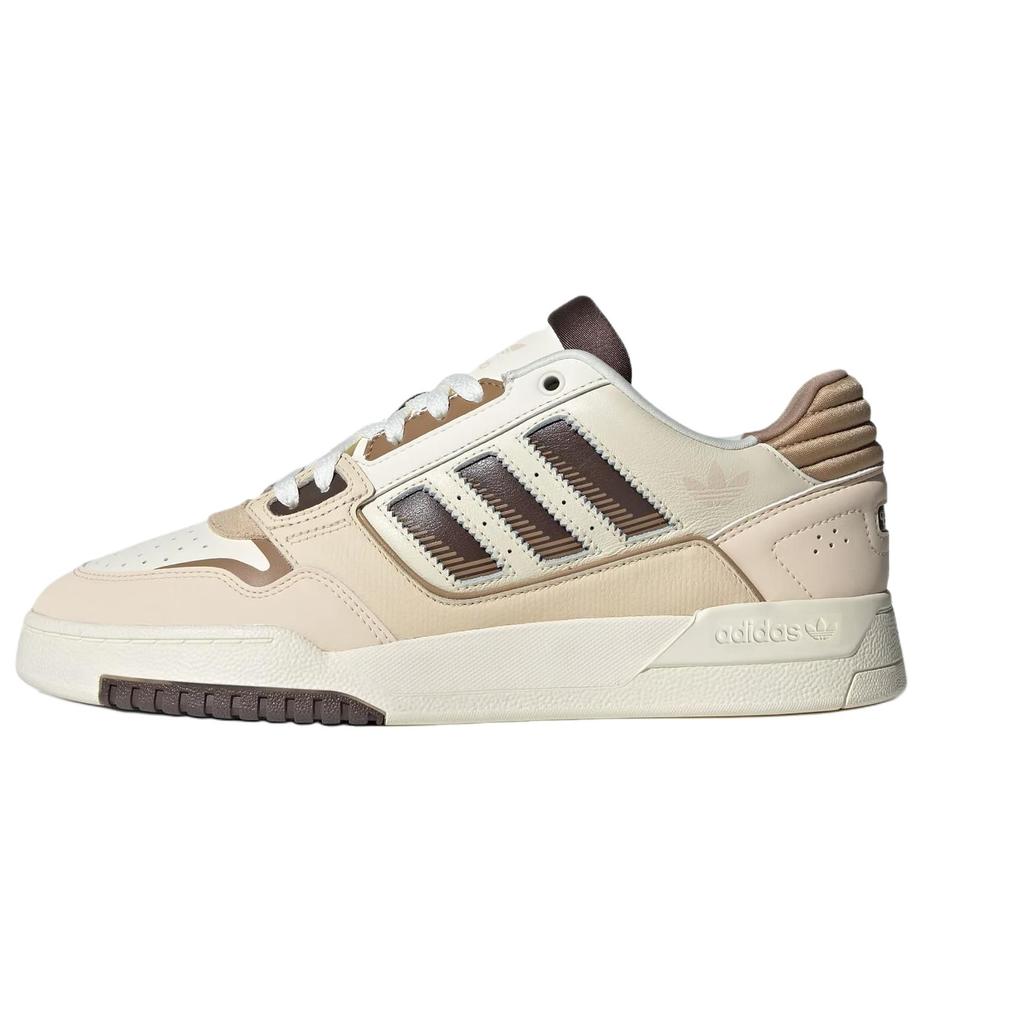 adidas Originals Drop Step 2.0 Mode Bequeme Low-Top Skateschuhe Unisex Sneaker Weiß Braun JP5884
