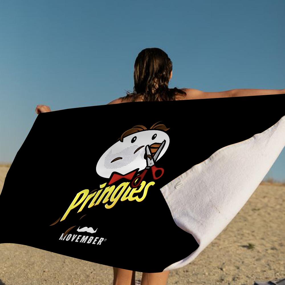 Mode P-Pringles L-LLC Große Mikrofaser-Strandtücher Schnelltrocknendes Handtuch Sandstrandtücher Handtuch für Pool Reisen Schwimmbad Yoga