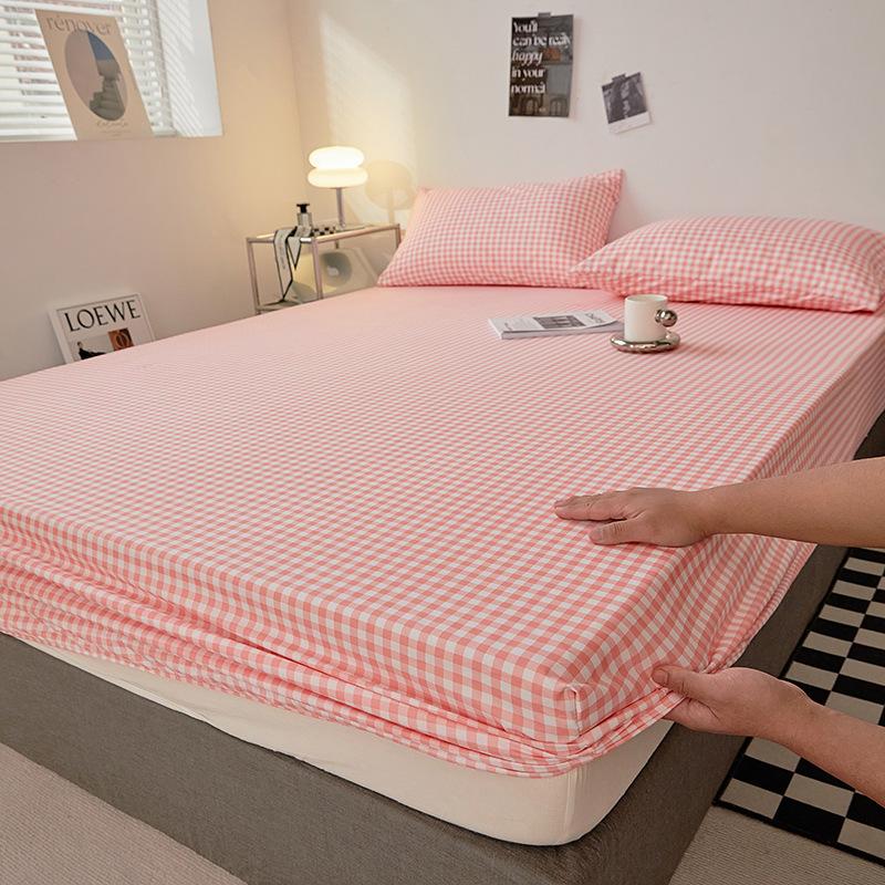 New Skin Friendly and Non Printed Style Bed Sheet, Solid Color, Simple and Dust-proof Bed Cover, Ximengsi Bed Protective Cover Hair