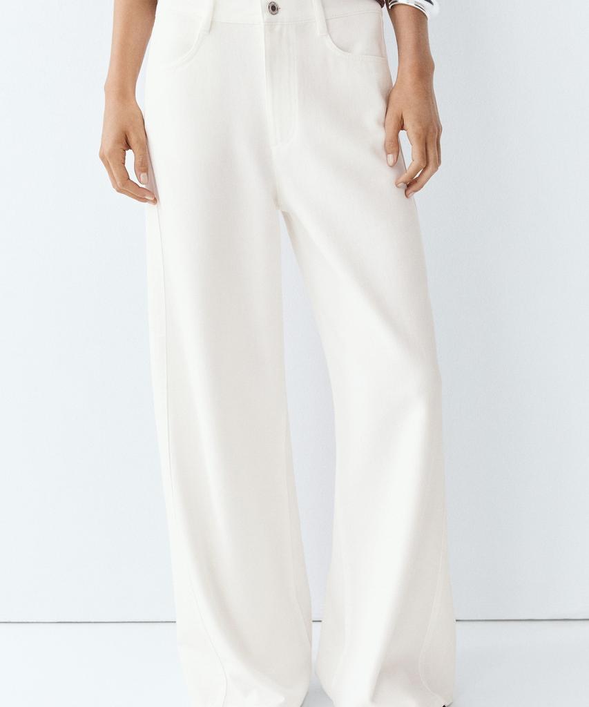 Masimodutti Fluid Wide Leg Jeans