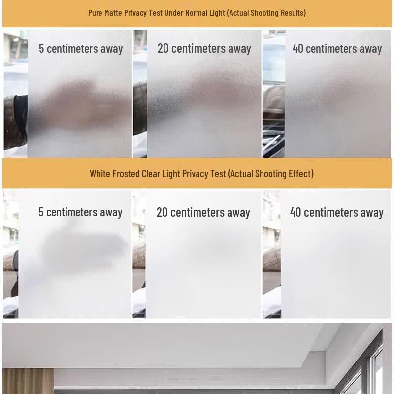 Thickened Self-Adhesive Frosted Privacy Window Film