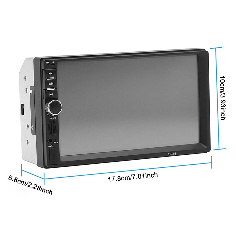 7-calowy system audio jednostka główna 7-kolorowe podświetlenie odbiornik FM stereo odtwarzacz MP5 USB TF radio samochodowe MirrorLink sterowanie z kierownicy