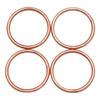 35.5*43.8*2.6 Motorcycle Exhaust Pipe Gasket For Kawasaki  ZZR600 - ZX600 90-06 Vulcan 900 Custom - VN900 07-09 11 12 14 22-24