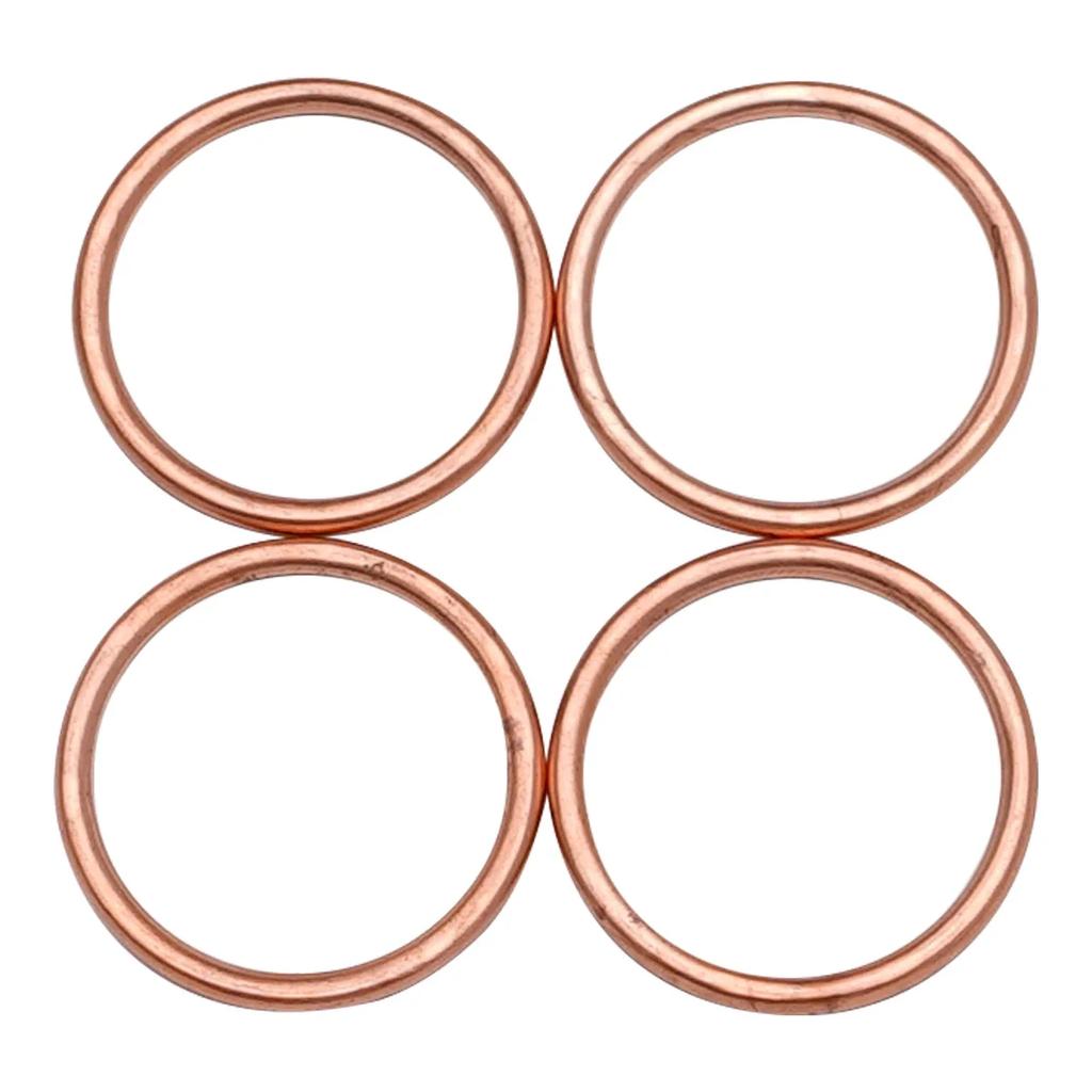 35.5*43.8*2.6 Motorcycle Exhaust Pipe Gasket For Kawasaki ZZR600 - ZX600 90-06 Vulcan 900 Custom - VN900 07-09 11 12 14 22-24