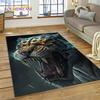 3D Beast Tiger Lion Animal Wildlife Cartoon Carpet Rug for Home Living Room Bedroom Sofa Doormat Decor,kid Area Rug Non-slip Mat