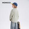 MOMOCO Boys' Fashion Cotton Striped Long-Sleeve Shirt