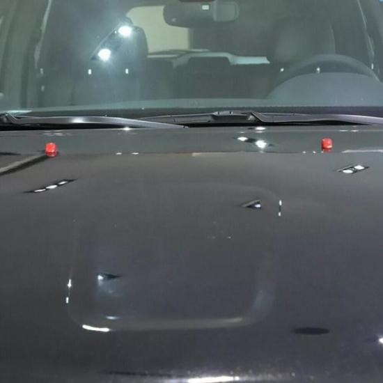 Fit For 11- Chrysler 300/Dodge Durango ABS Red Front Wiper Nozzle Cover Trim