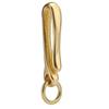 2pcs Fish Hook Keychain Belt Clip Holder Brass Car Keychain Hook U Shaped Key Chain  Car Use