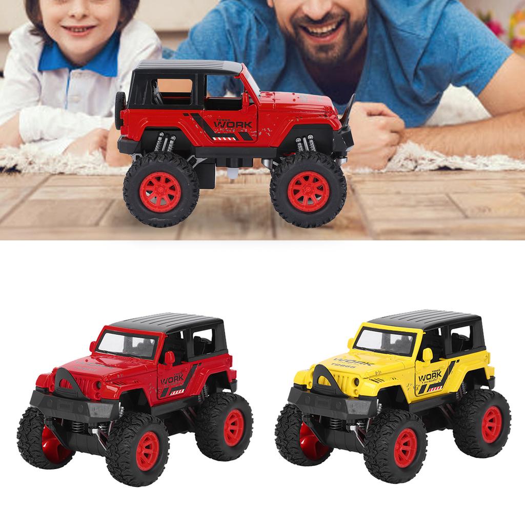1:32 Scale Kids Off Road Car Toy Interactive Alloy Hard Top High Simulation Off Road Vehicle Truck T