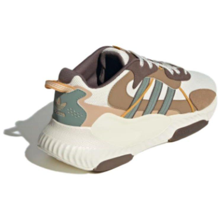 Adidas Originals Hi-Tail Round Toe Lace-Up Low-Top Casual Shoes Unisex Sneakers Brown White ID1129
