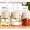 Transparent Seasoning and Spices Jar for Cooking Multipurpose Kitchen Condiment Bottle with Spoon and Lid
