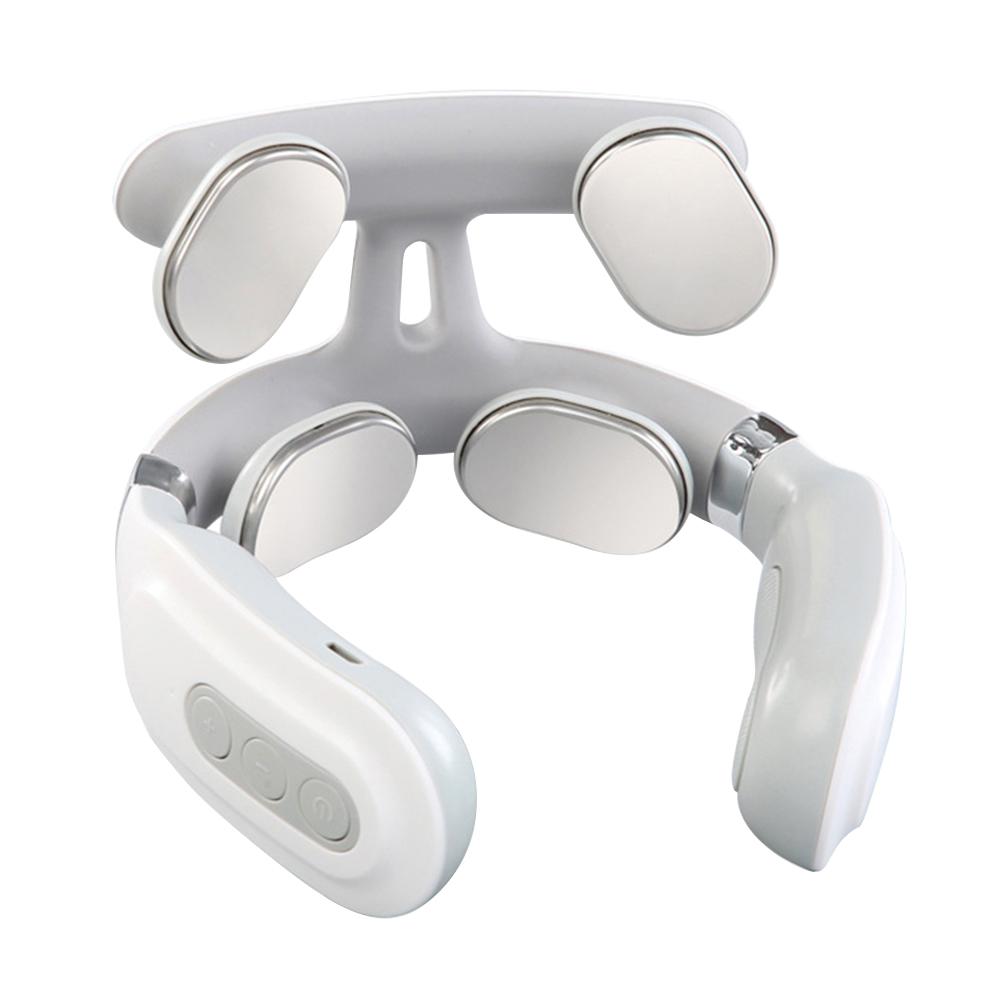 4-head Neck Massager USB Rechargeable Electric Neck Massager Relaxation Gifts for Women Men Dad Mom