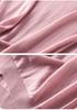 Spring/Summer Lightweight Breathable Women's Solid Color 3/4 Sleeve Knit T-shirt