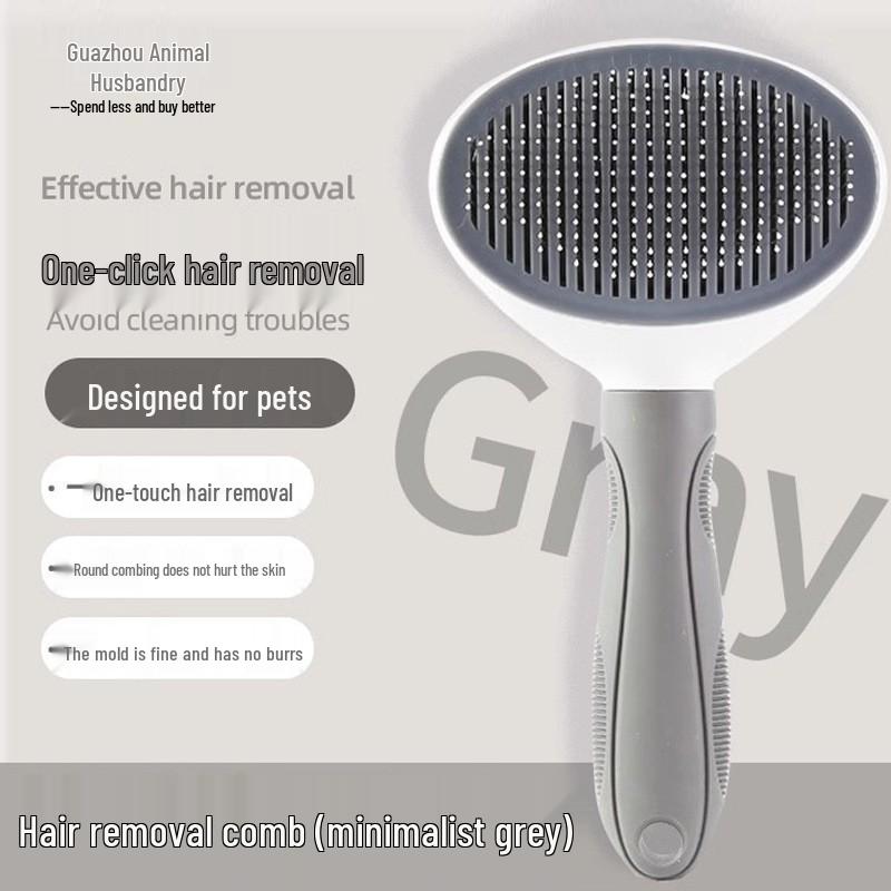 Haustierkamm für Katzen & Hunde - Dichte Zahnoberfläche für Bichon, Teddy und Flohentfernung