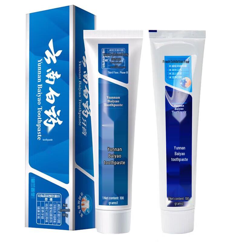 

Yunnan Baiyao Fresh Morning Dew & Spearmint Toothpaste Twin Pack