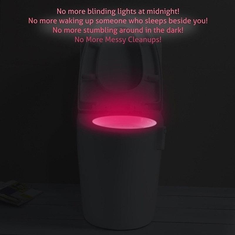 8/16 Colors Backlight for Toilet Bowl WC Toilet Seat Lights with Motion Sensor Smart Bathroom Toilet Night Light LED Toilet Light