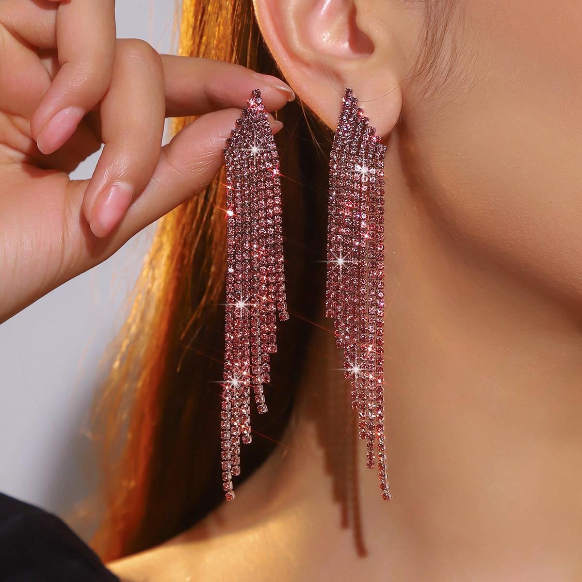 Модные кисточки универсальные личностные простые сексуальные серьги