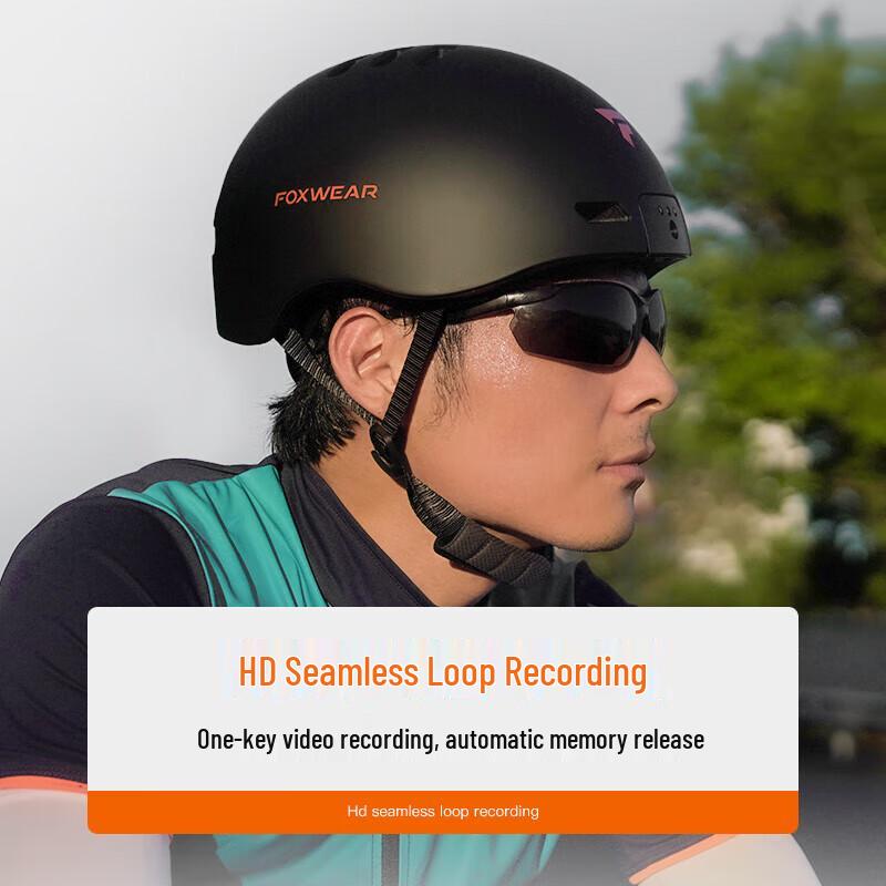 

FOXWEAR V6WIFI Smart Cycling Helmet with Camera