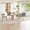 2Pcs Solid Color Jacquard Stretch Split Wood Chair Slipcovers C-Shaped Backrest Chair Cover Home Decor Dustproof Seat Protector