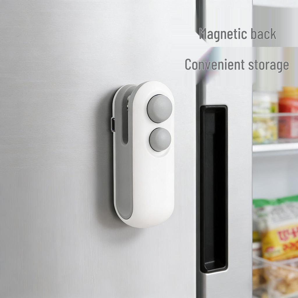 Portable Hand-Press Mini Vacuum Sealer for Food and Snack Bags