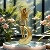 Resin Angelic Statue Flower Girl Decorative Ornament High Decorative Figurine for Christmas and Thanksgiving Day