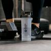 BlenderBottle Classic 28oz Protein Shaker, Genuine BlenderBottle Product, 800ml Capacity (600ml Markings), Clear Black BBCL28-BK