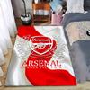 Arsenal Carpet Red Designed Floor Mat, Suitable As a Non-slip Mat for the Living Room or Bedroom Sofa