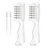Portable Scalp Oil Dispenser 1/2Pcs Refillable Hair Applicator Comb, Leak Proof Women Comb for Growth, Massaging Men