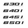 1Pc New Numbers Letters ABS Emblem Badge Decal for 6 Series Car Trunk E63 E64 F06 F12 Logo Sticker