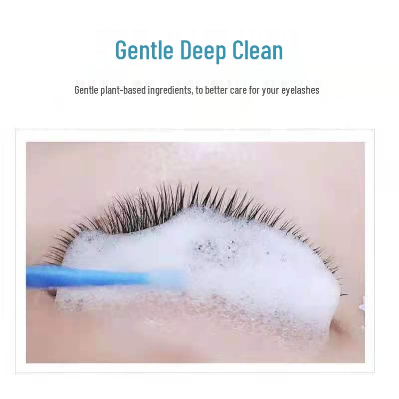Eyelash Extension Cleansing Mousse Foam - Non-Irritating, Oil-Free Lash Wash, 100ml