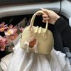 Bowling Ball Bag, Shell Bag, Fashionable and Versatile Small and Unique Cross-body Handbag, Single Shoulder Bag