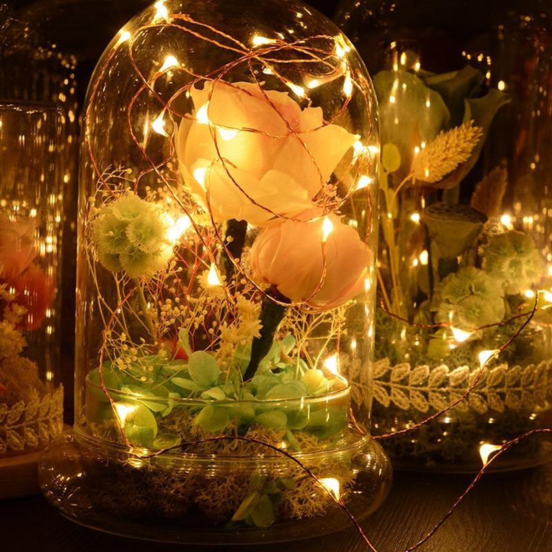 Led String Light Copper Wire Fairy Lights Wine Bottle Lights For Party Wedding Decoration Garland Home Bedroom Christmas Light