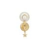 Moon Star Decoration Imitation Crystal Earrings Women Earrings Gold E3685WOMCY_D03S