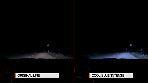 Osram COOL BLUE INTENSE H1 100% Brightness Up to 5000K Halogen Headlight Lamp LED Look Duo Box (2 Lights) 64150CBN-HCB