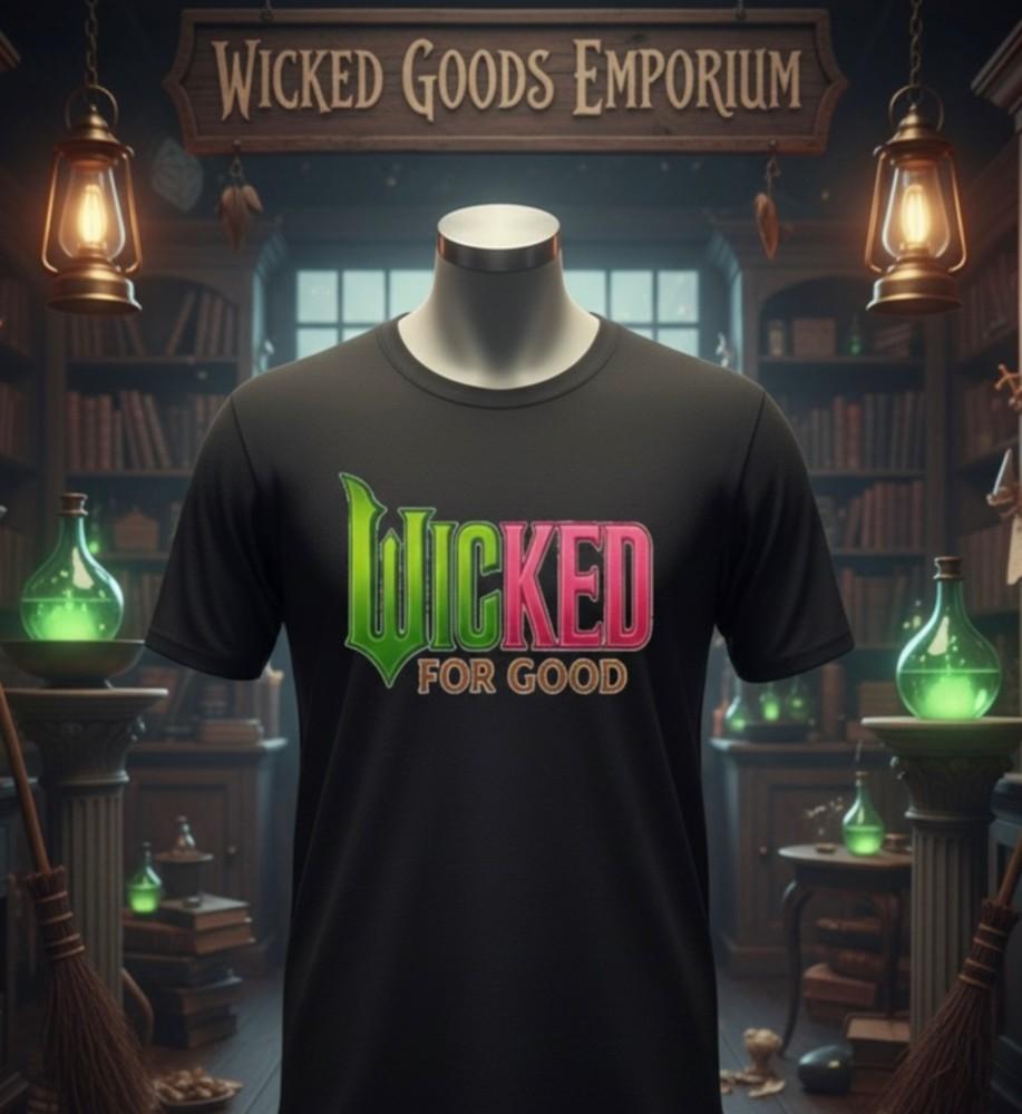 Wicked For Good T-Shirt Broadway Musical Tee Witch Wizard Musical Merch Gift Unisex T-Shirt XXXL