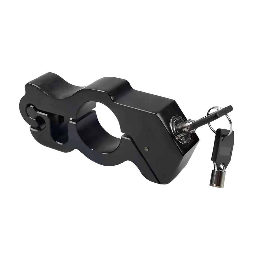 Motorcycle Handlebar Lock Handlebar Brake Handle Solid Lock Imitating Steal Lock Pull Rod ATV Dirt Street Bikes Anti Theft
